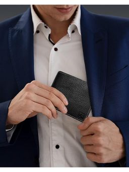 Cimoni - Genuine Leather Men Black Wallet
