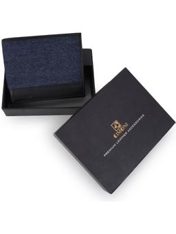 Cimoni - Casual Classy Blue Denim Credit Cards Blue Wallet