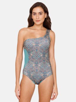 Zivame - Coucou Slip-on Bodysuit - Orange Popsicle Multi-Color