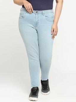 Turning Blue - Slim Fit High Rise for Women
