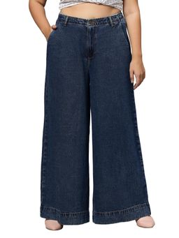 Turning Blue - Flared High Rise Jeans for Women