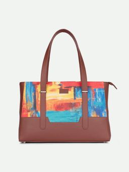 Zouk - Abstract Amaze Teacher Tote Bag with Laptop Sleeve (Set of 2)