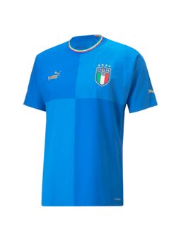 Puma - Figc Home Jersey Authentic Men Blue T-shirts