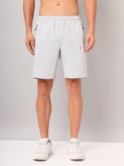 Technosport - Mens Blue TECHNOLITE Solid Slim Fit Sports Shorts