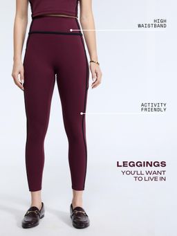 Cava Athleisure - Wine Aerial Leggings