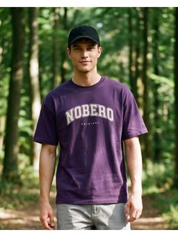 Nobero - Purple Men Original V1 Oversized T-Shirt