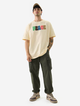 The Souled Store - Dark Green Men Cargo Joggers