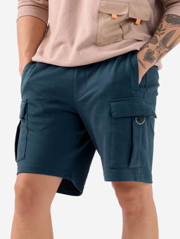 The Souled Store - Stellar Blue Men Lounge Shorts