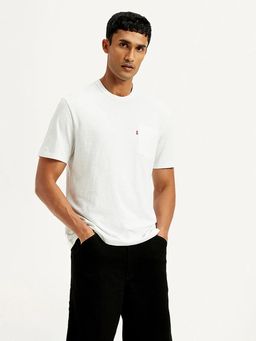 Levi's - Men's White Solid T-Shirt