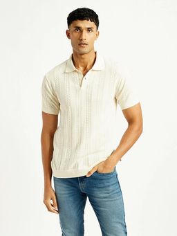 Levi's - Men's Self Design Slim Fit Polo T-Shirt