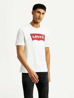 Levi's - Men's White Brand Logo T-Shirt