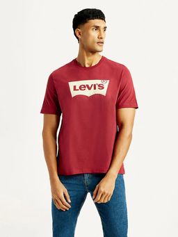 Levi's - Men's Red Brand Logo T-Shirt