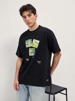 The Bear House - Men Pure Cotton Oversize T-Shirt