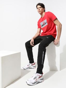 Puma - Ferrari Motorsport Race Graphic 2 Mens Red Casual T-Shirt