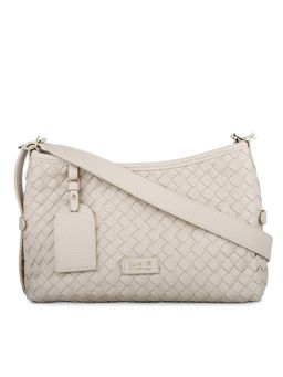Inc.5 - Women's Beige Textured Shoulder Bag