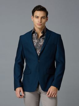 Reid & Taylor - Men Teal Blue Formal Blazer