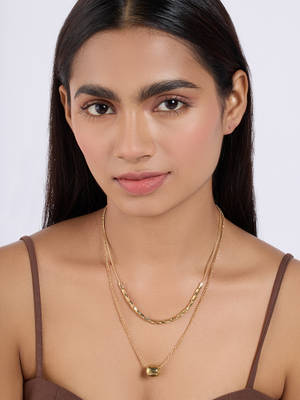 Double Riglet Buy Pipa Bella by Nykaa Fashion Gold Ringlet Bead Double Layered ...