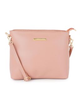 Lapis O Lupo - Pink Solid-Plain Sling and Cross bags