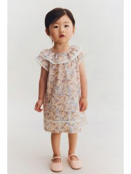 H&M - Girls Beige 2-Piece Cotton Set