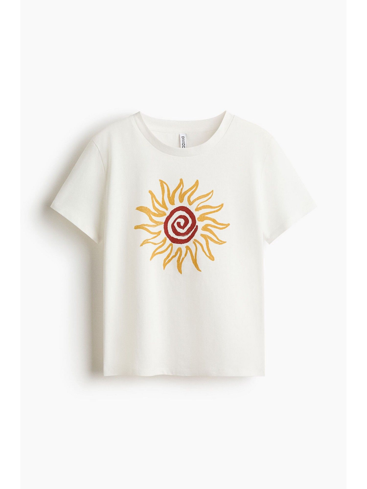 h&m Women White Printed T-Shirt-picture-35