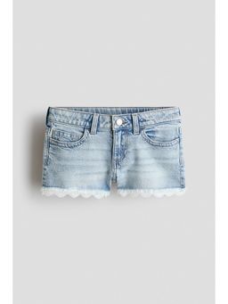 H&M - Girls Blue 5-Pocket Denim Shorts
