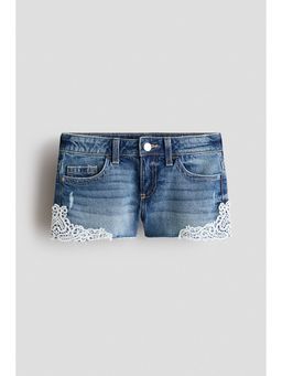 H&M - Girls Blue 5-Pocket Denim Shorts