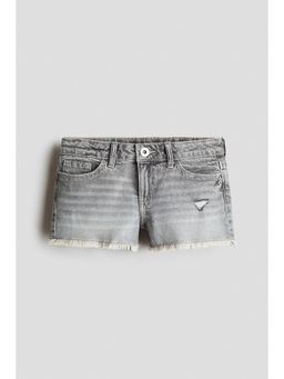 H&M - Girls Grey 5-Pocket Denim Shorts