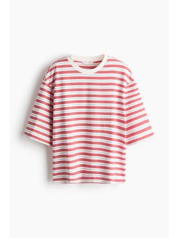 H&M - Women White Oversized Cotton T-Shirt