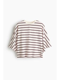 H&M - Women White Oversized Cotton Top