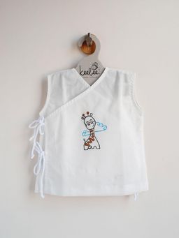 Keebee Organics - Cotton White Giraffe Baby Jabla