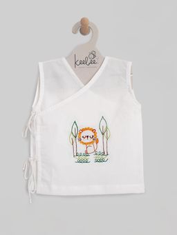 Keebee Organics - Cotton White Lion Baby Jabla