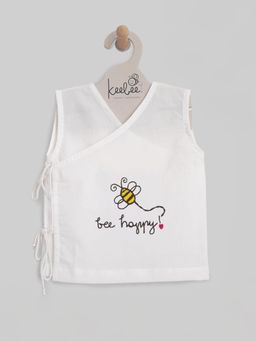 Keebee Organics - Cotton White Bee Baby Jabla