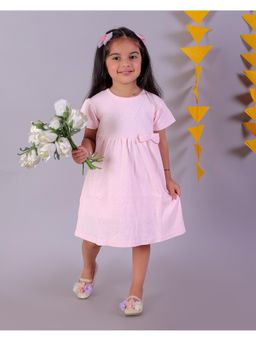 The Mom Store - Polka Dotted Girls Casual Dress