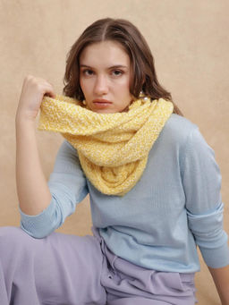 RAREISM - Women Acrylic Yellow Muffler