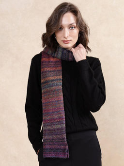 RAREISM - Women Acrylic Purple Muffler