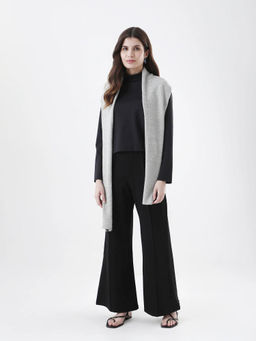 RAREISM - Women Polyester Grey Muffler