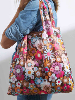 Teal by CHUMBAK - Floral Drama Shoppers Bag