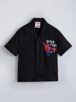 Hopscotch - Spider Man Collared Shirt