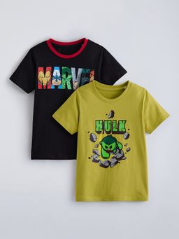 Hopscotch - Avengers Cotton T-Shirts (Pack Of 2)