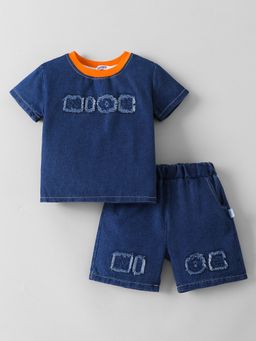 Hopscotch - Patch Work T-Shirt And Short