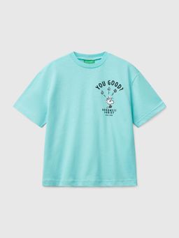 United Colors of Benetton - Regular Fit Round Neck Printed T-Shirt