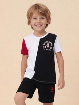U.S. POLO ASSN. - Kids Boys Colorblock Regular Fit T-Shirt