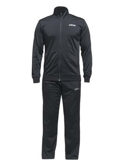 adidas - Men's Black Solid High Neck Tracksuit