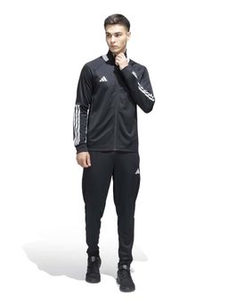 adidas - Men's Black Solid High Neck Tracksuit