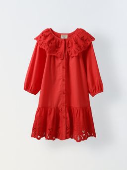 Spunkies - Crisp Red Dress For Girls
