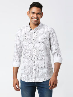 Pepe Jeans - Blitz Full Sleeves Bandana Print Casual Shirt
