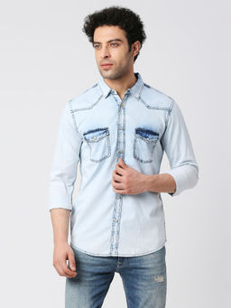 Pepe Jeans - Icy Full Sleeves Denim Casual Shirt