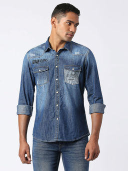 Pepe Jeans - Speedo Full Sleeves Brand Carrier Casual Shirt