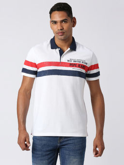 Pepe Jeans - Brian Placement Printed Polo T-Shirt