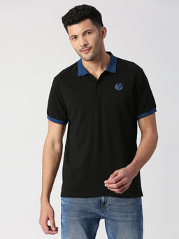 Pepe Jeans - Neil Black Solid Polo T-Shirt